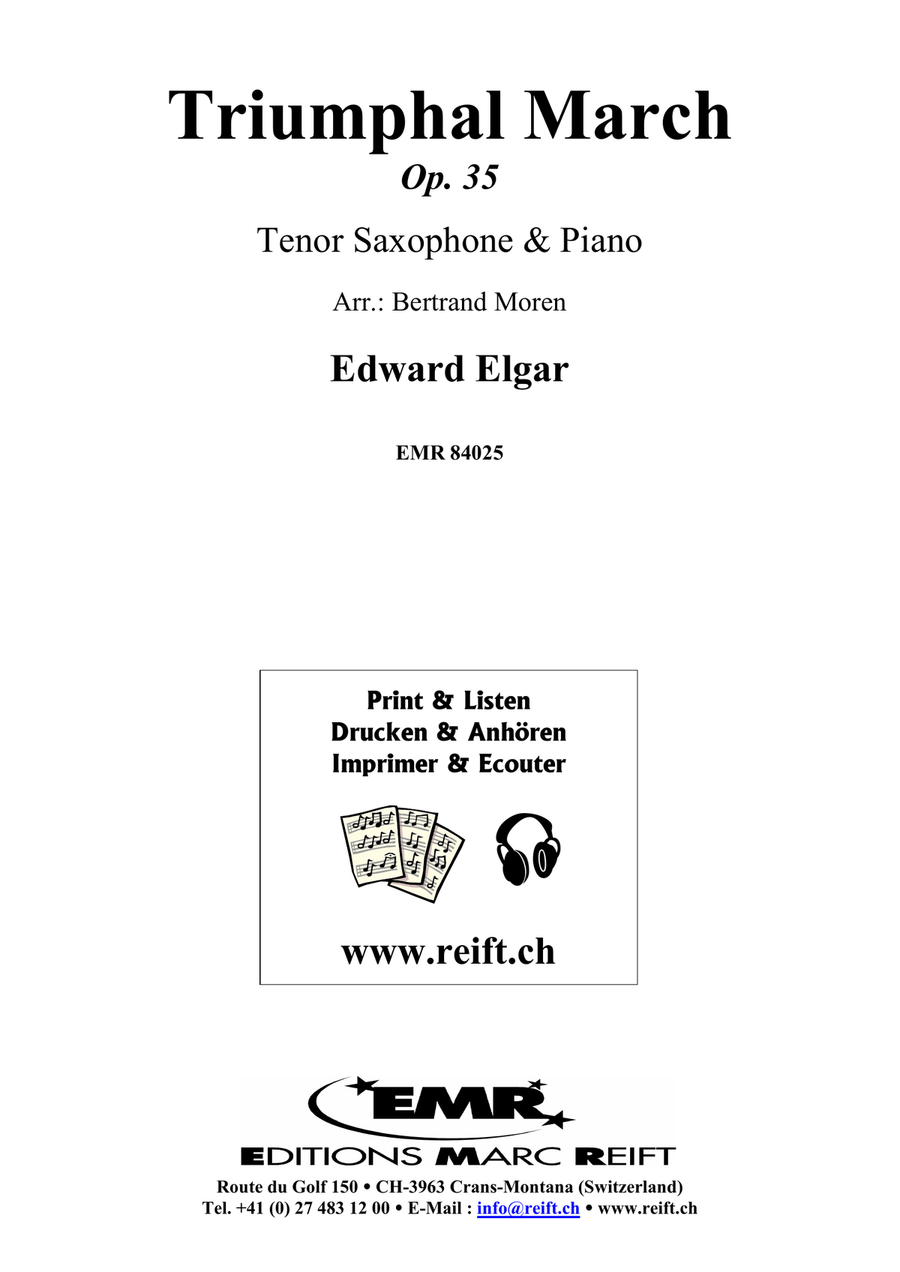 Triumphal March Triumphal March Tenor Saxophone scores gallery preview page 2