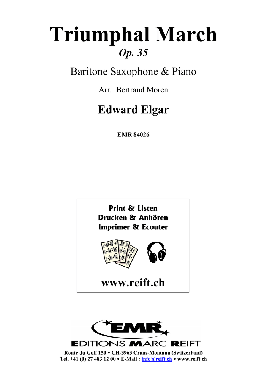 Triumphal March Triumphal March Baritone Saxophone scores gallery preview page 2