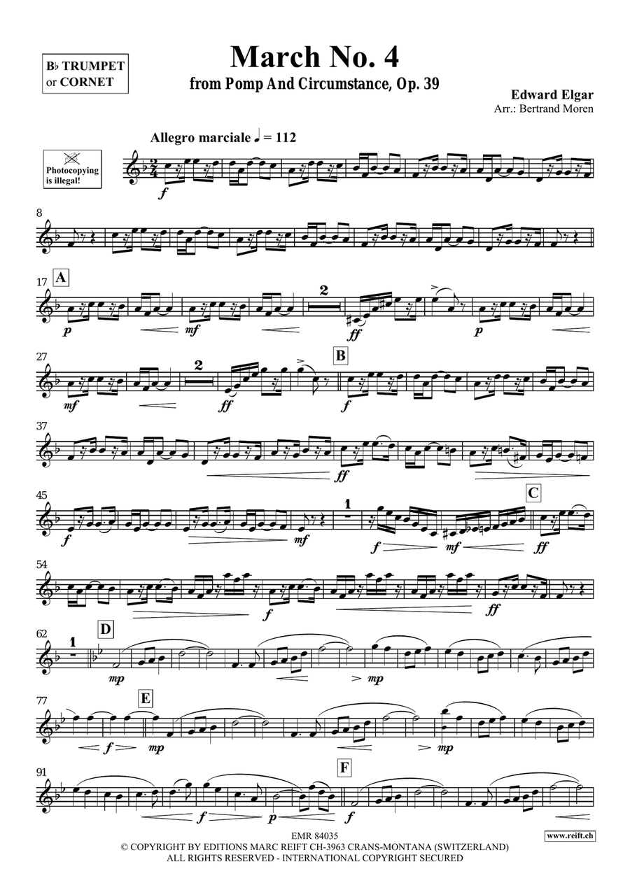 March No. 4 March No. 4 Cornet scores gallery preview page 3