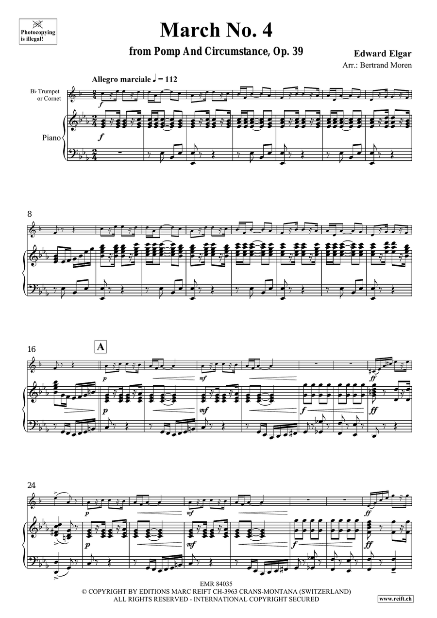 March No. 4 March No. 4 Cornet scores gallery preview page 4