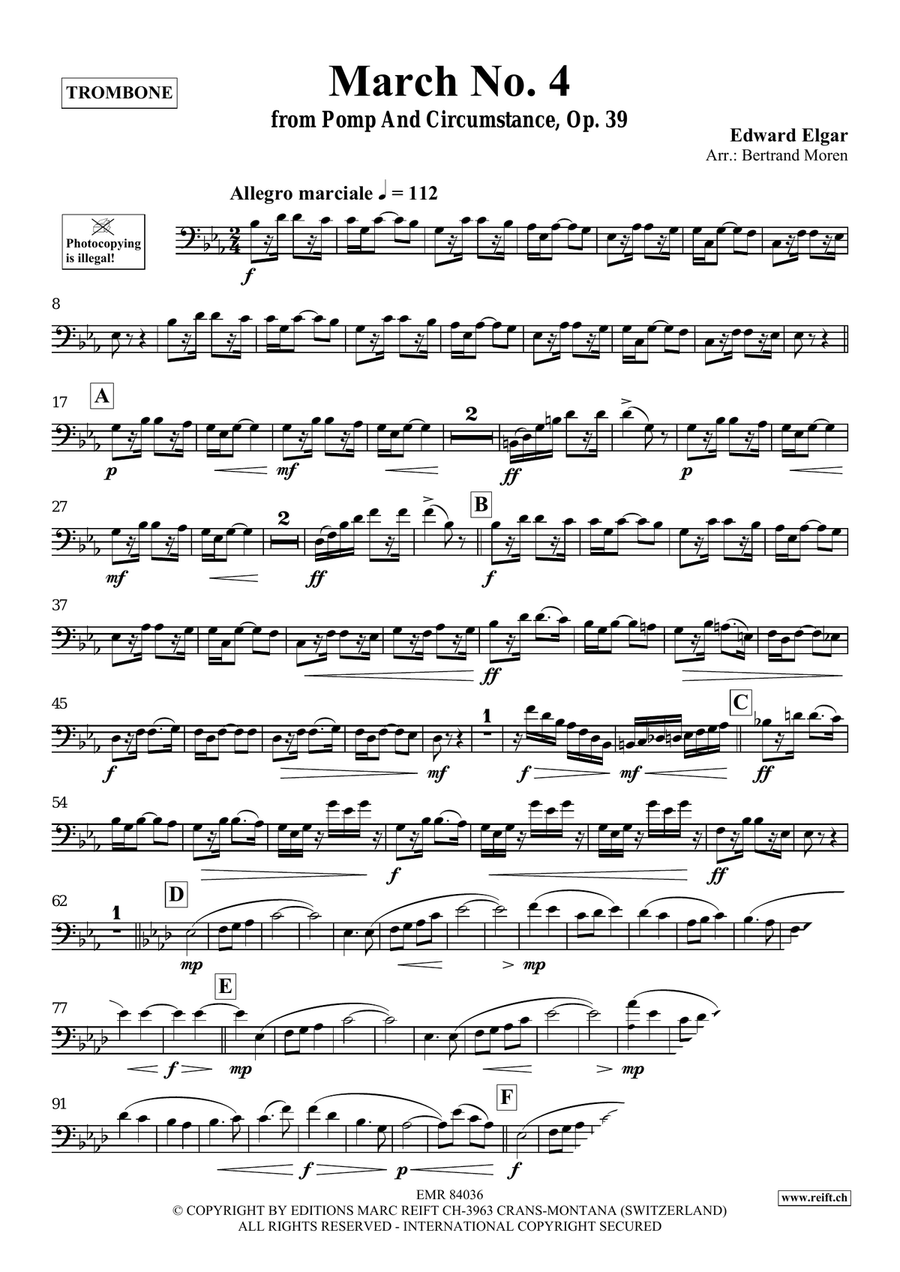 March No. 4 March No. 4 Piano Accompaniment scores gallery preview page 3