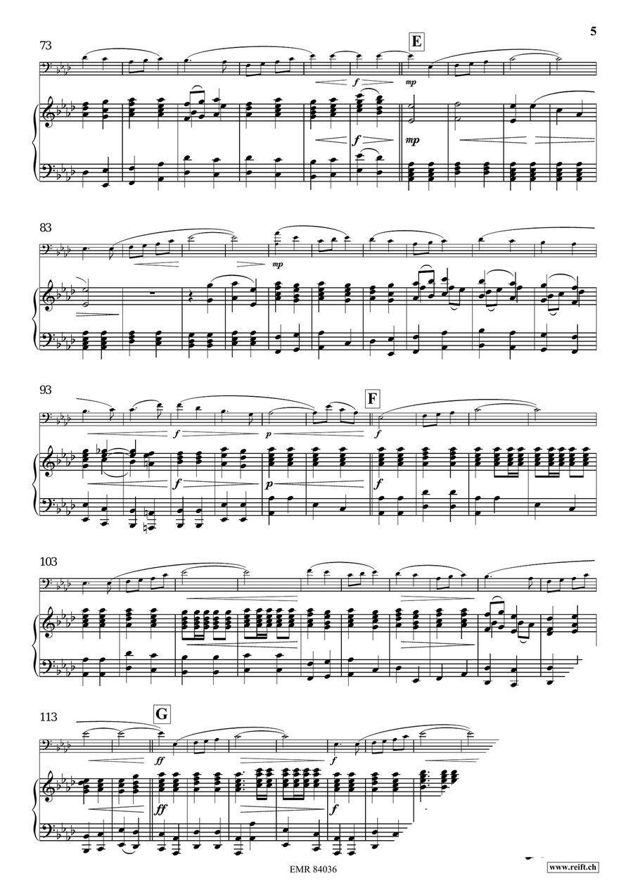 March No. 4 March No. 4 Piano Accompaniment scores gallery preview page 6
