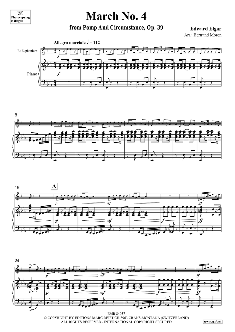 March No. 4 March No. 4 Euphonium scores gallery preview page 4