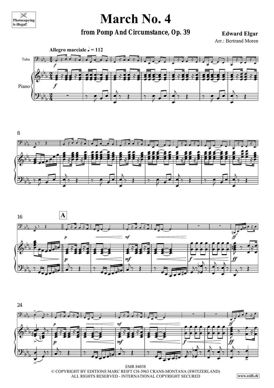 March No. 4 March No. 4 Tuba scores gallery preview page 4
