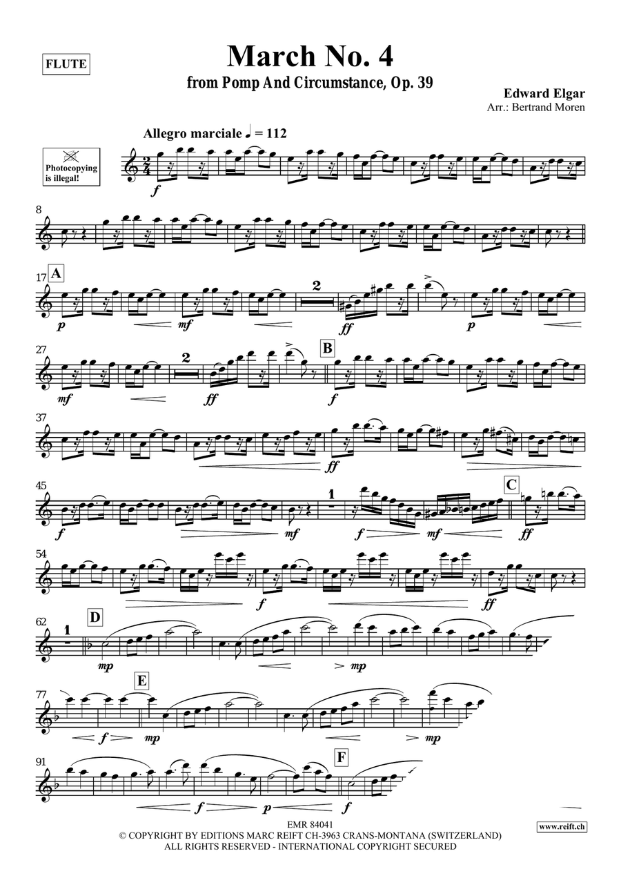 March No. 4 March No. 4 Flute Solo scores gallery preview page 3
