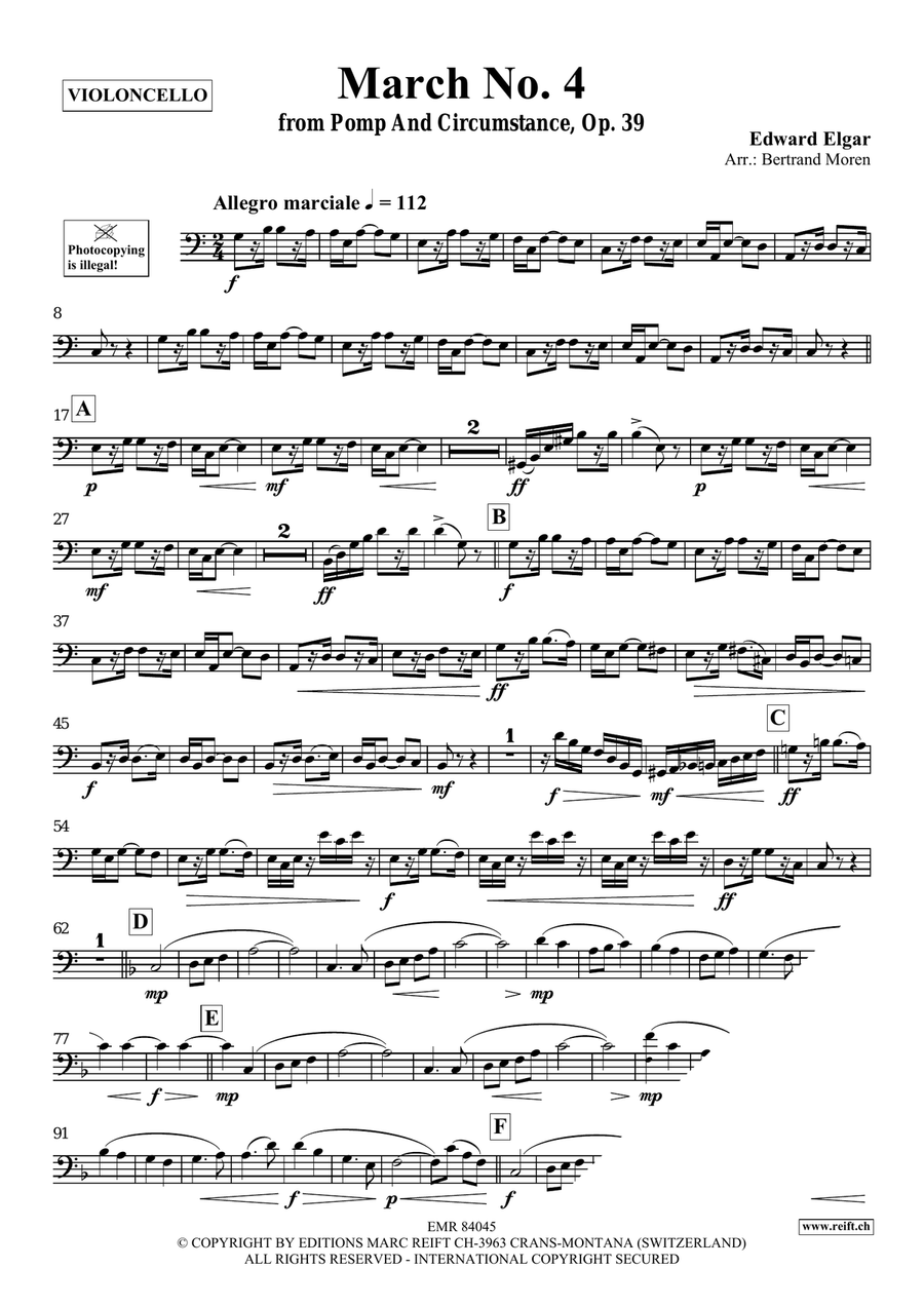 March No. 4 March No. 4 Piano Accompaniment scores gallery preview page 3