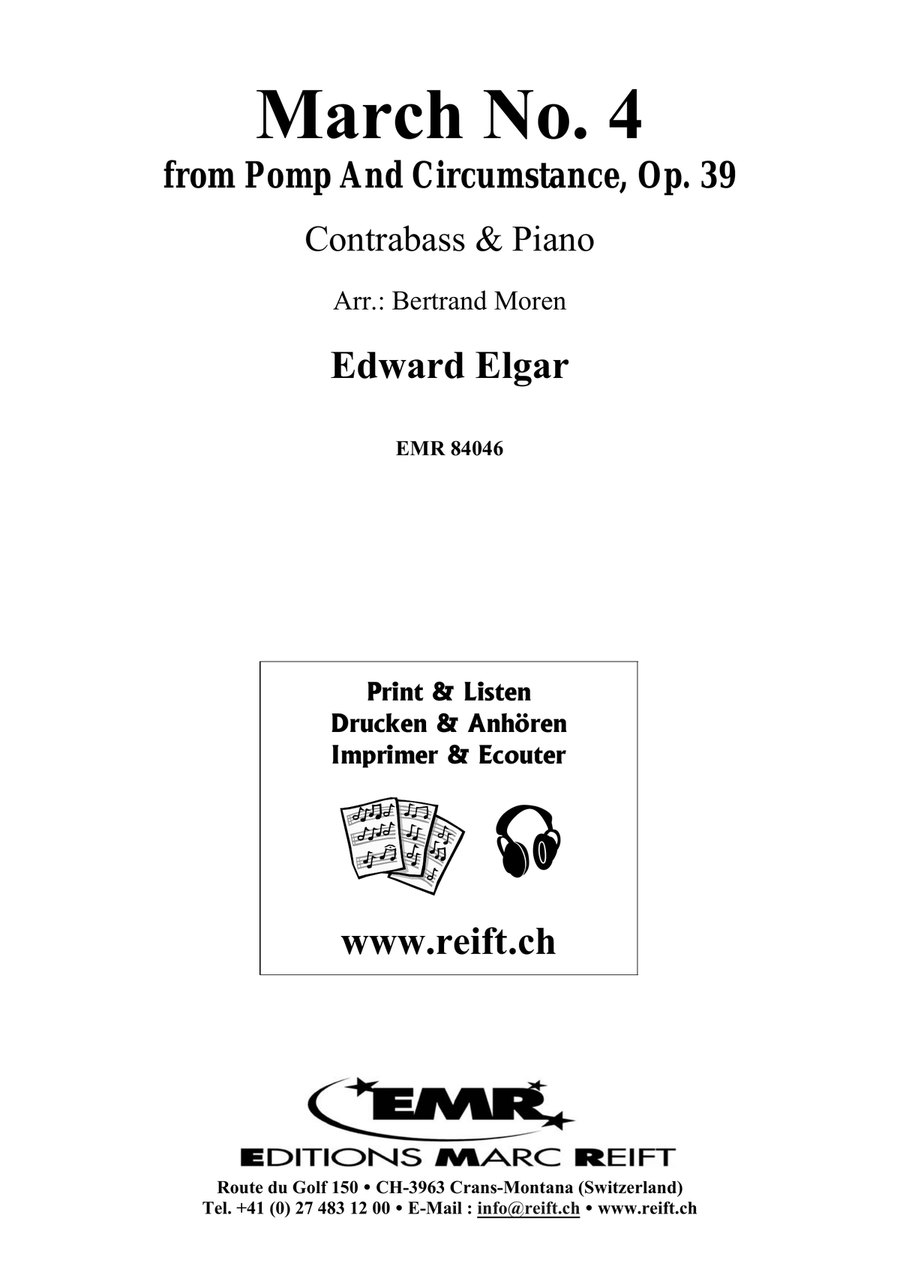March No. 4 March No. 4 Double Bass scores gallery preview page 2