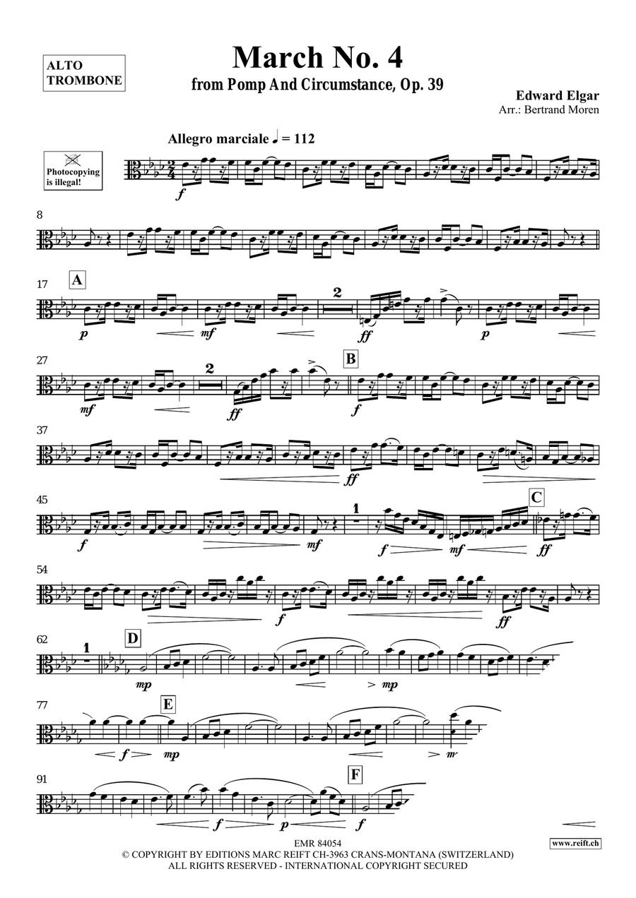 March No. 4 March No. 4 Piano Accompaniment scores gallery preview page 3