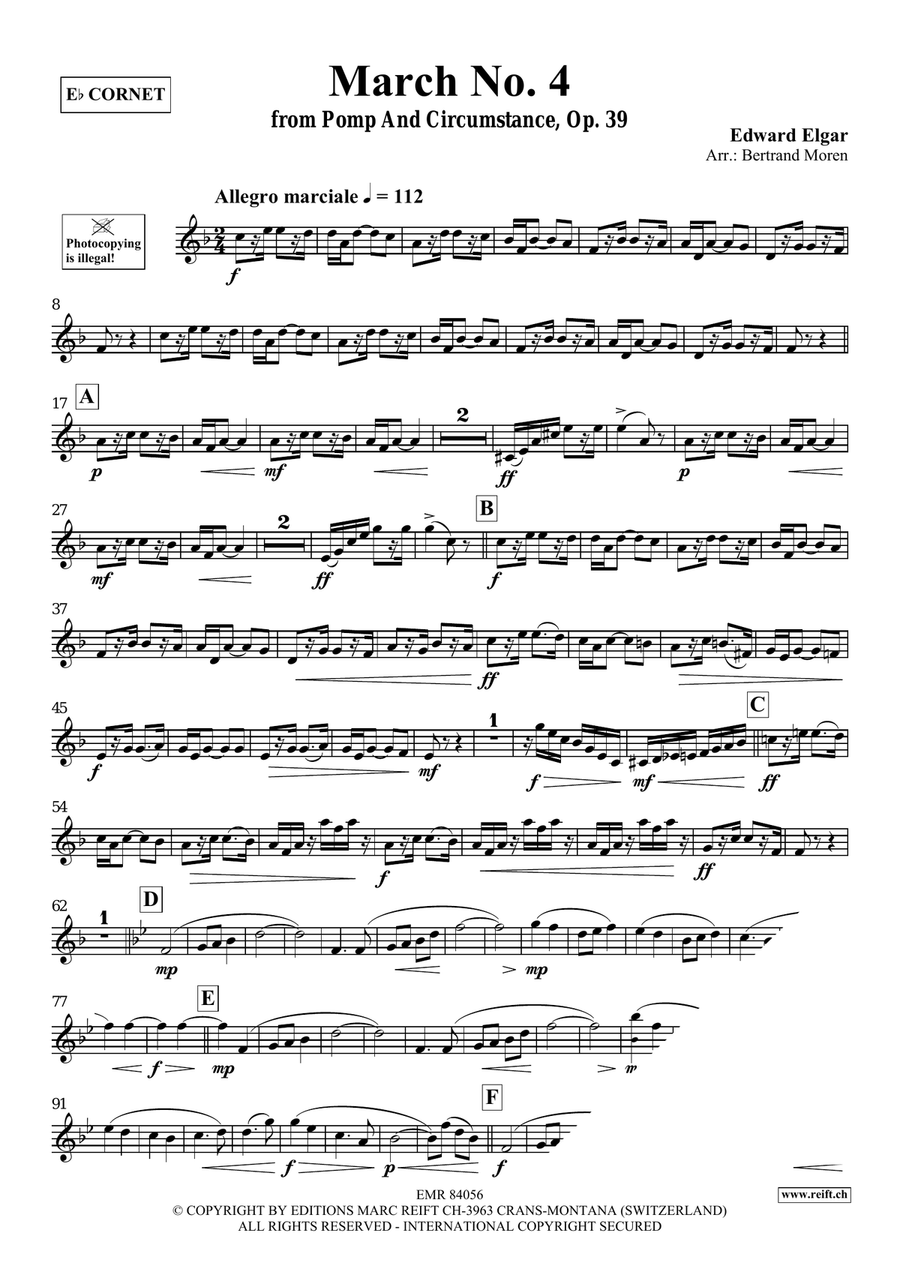 March No. 4 March No. 4 Cornet scores gallery preview page 3