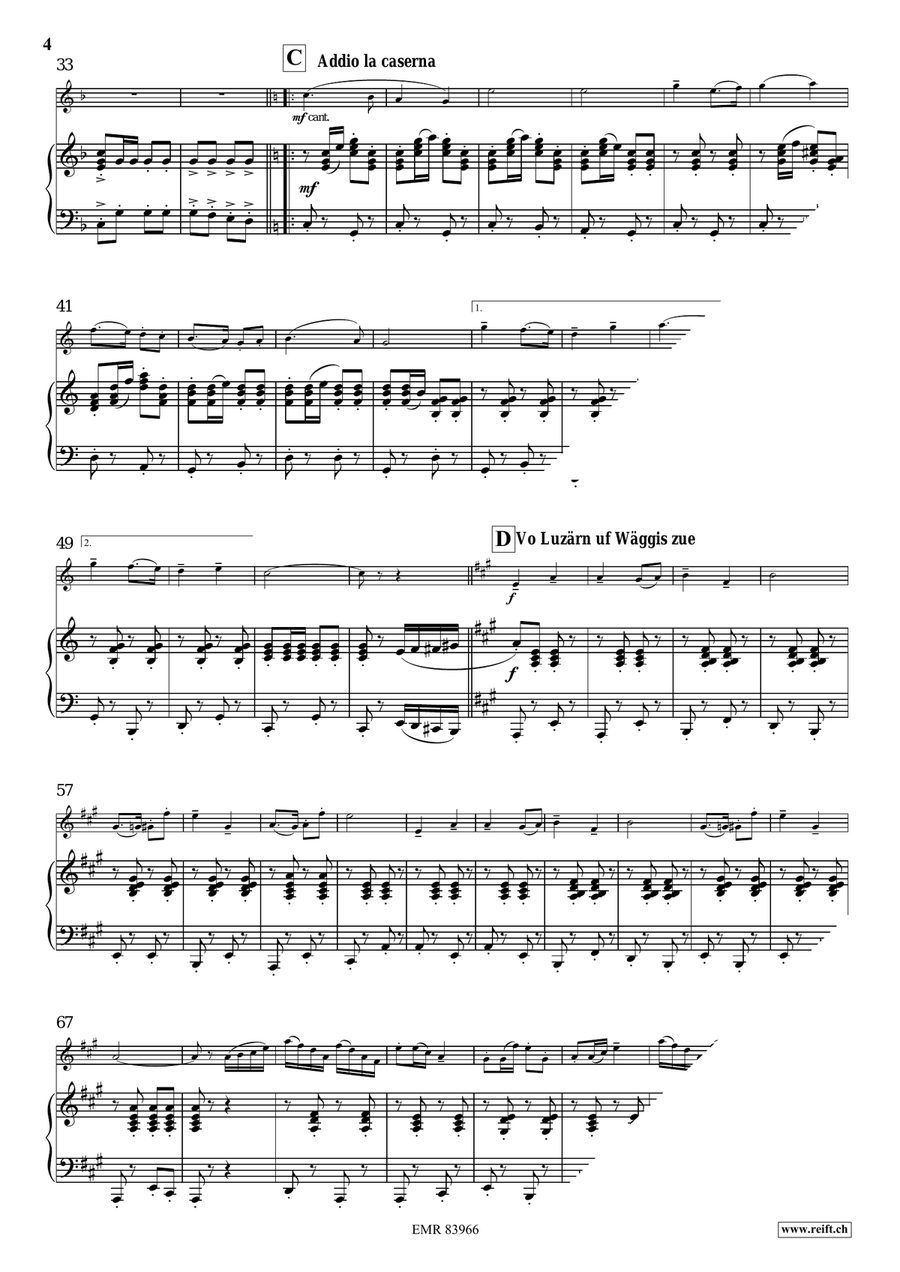 Marching Switzerland Marching Switzerland Flute Solo scores gallery preview page 6
