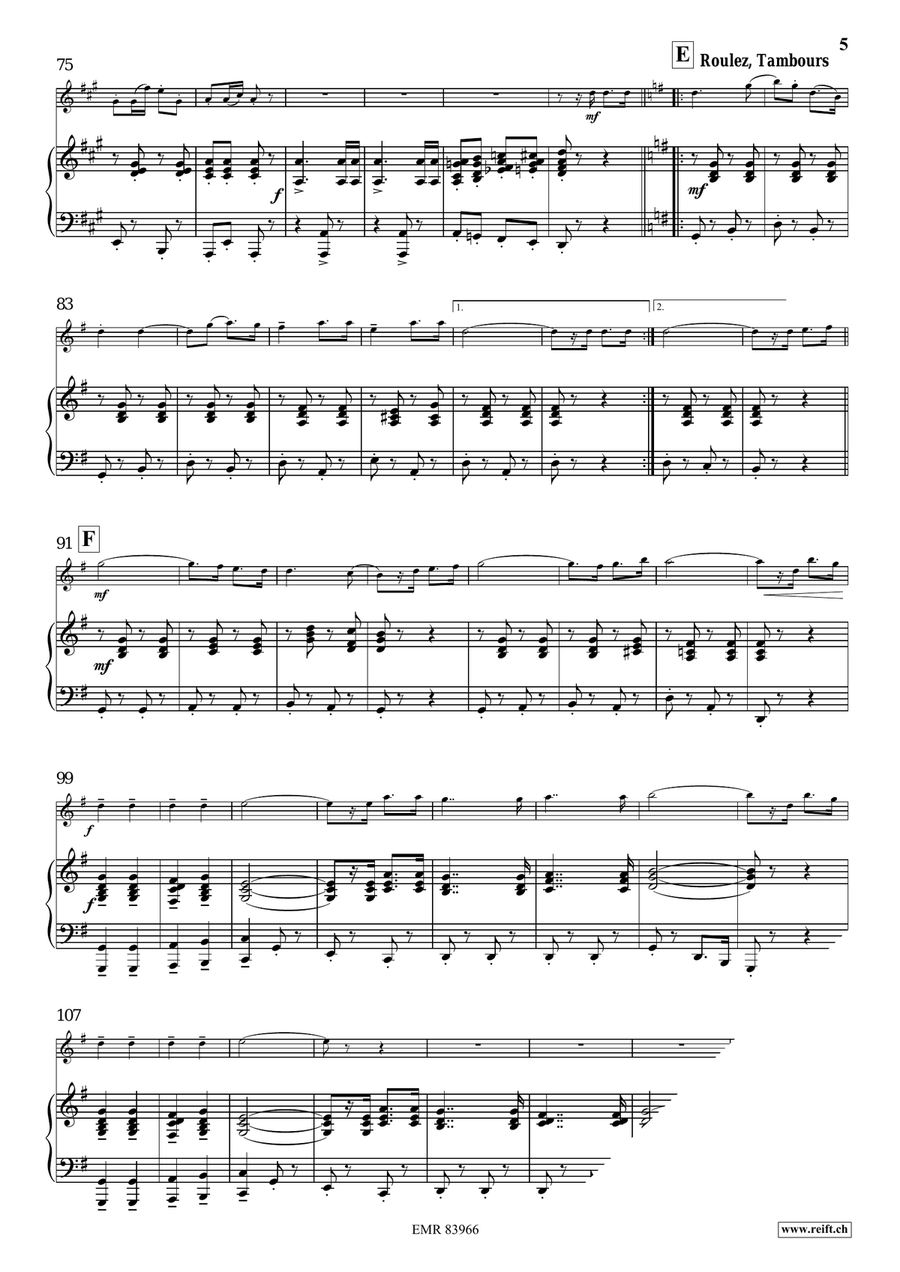 Marching Switzerland Marching Switzerland Flute Solo scores gallery preview page 7