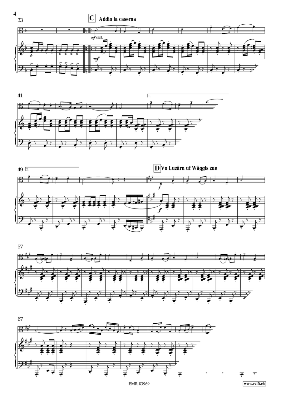 Marching Switzerland Marching Switzerland Piano Accompaniment scores gallery preview page 6