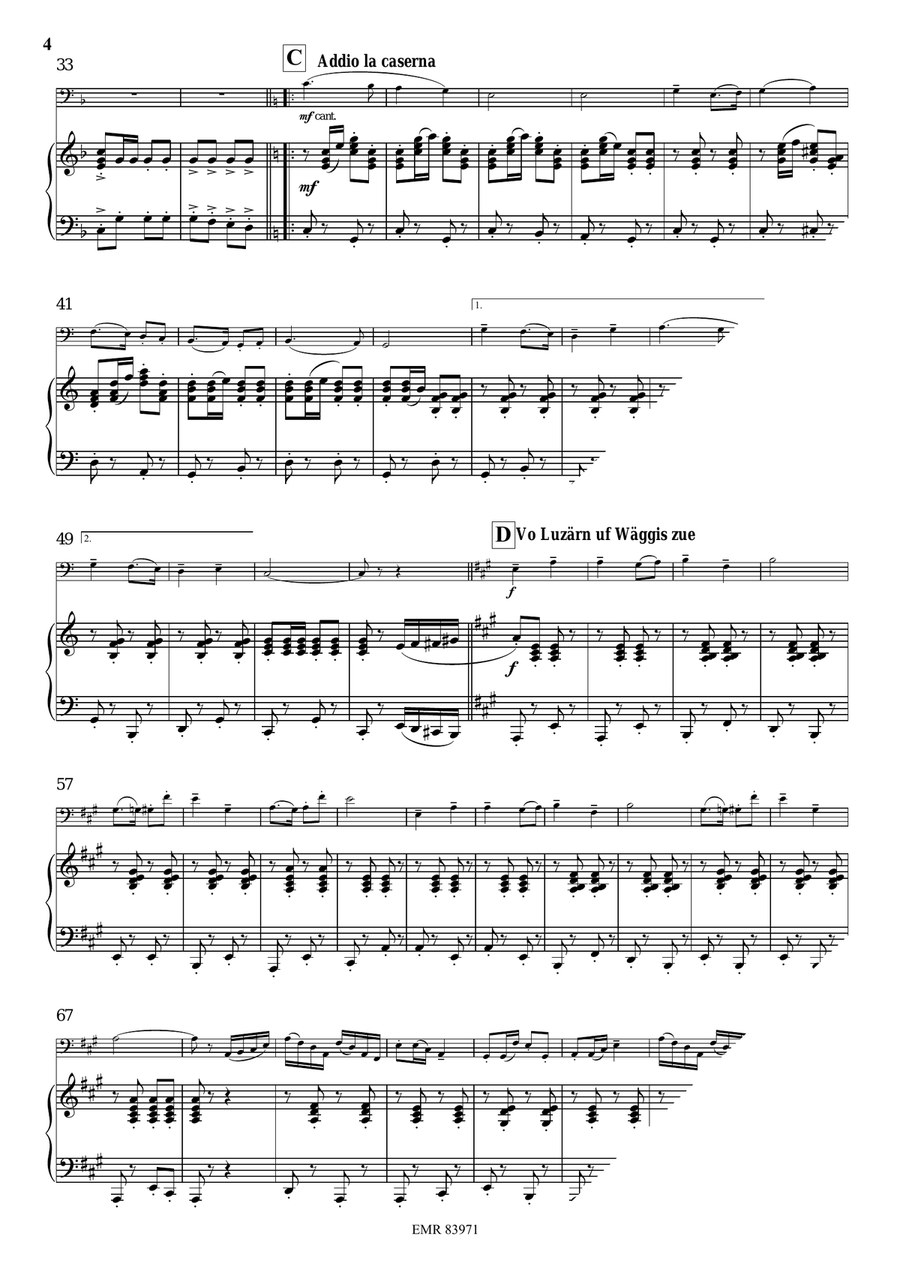Marching Switzerland Marching Switzerland Double Bass scores gallery preview page 6