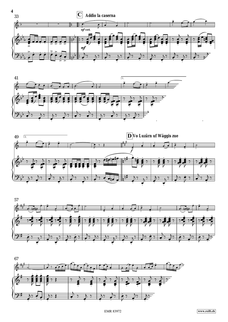 Marching Switzerland Marching Switzerland Clarinet Solo scores gallery preview page 6