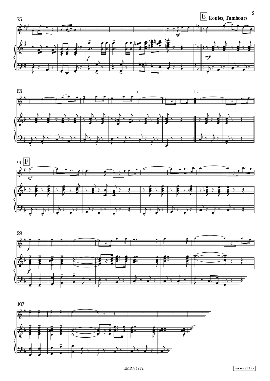 Marching Switzerland Marching Switzerland Clarinet Solo scores gallery preview page 7
