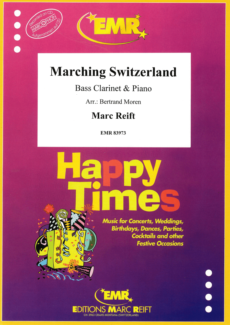 Marching Switzerland Marching Switzerland Bass Clarinet scores gallery preview page 1