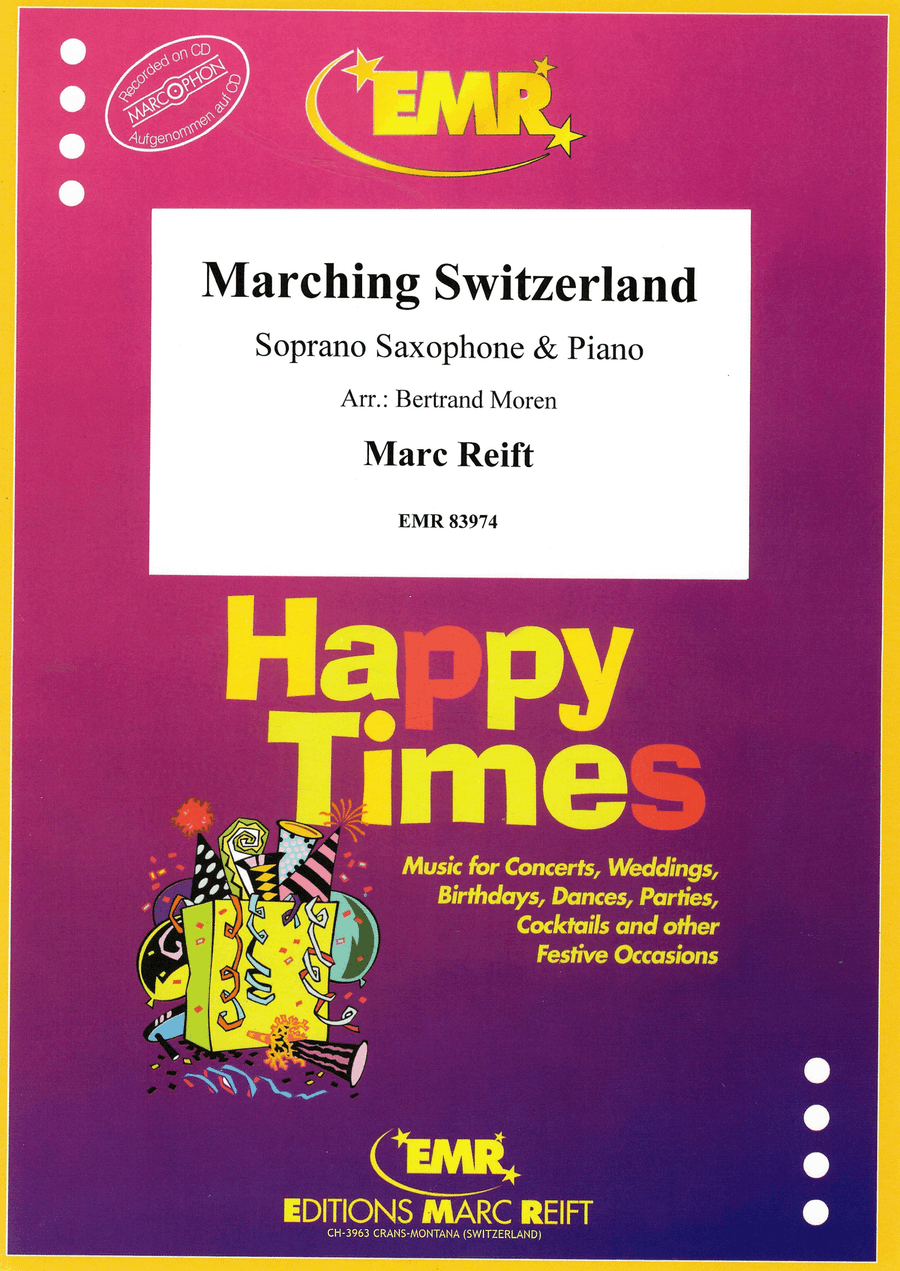 Marching Switzerland Marching Switzerland Soprano Saxophone scores gallery preview page 1