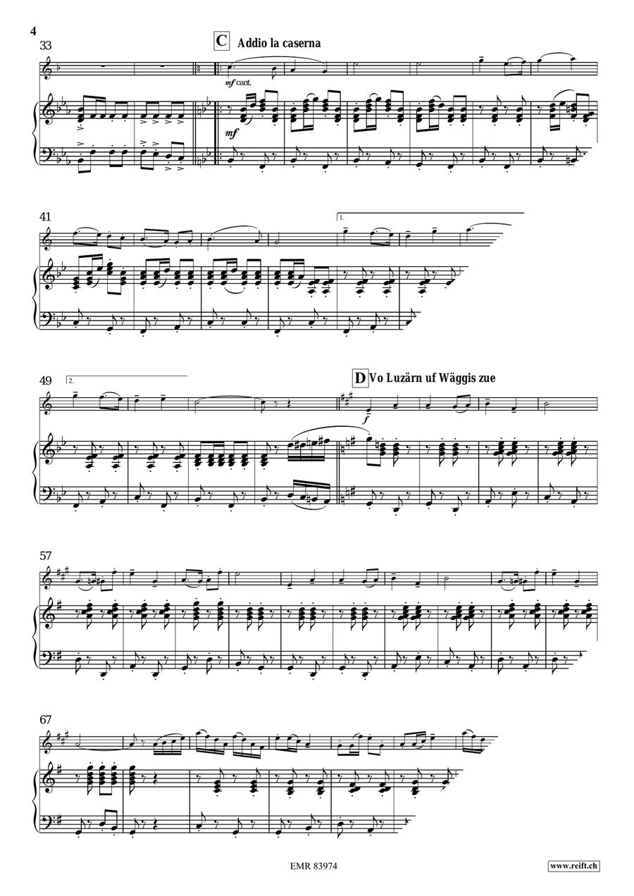 Marching Switzerland Marching Switzerland Soprano Saxophone scores gallery preview page 6