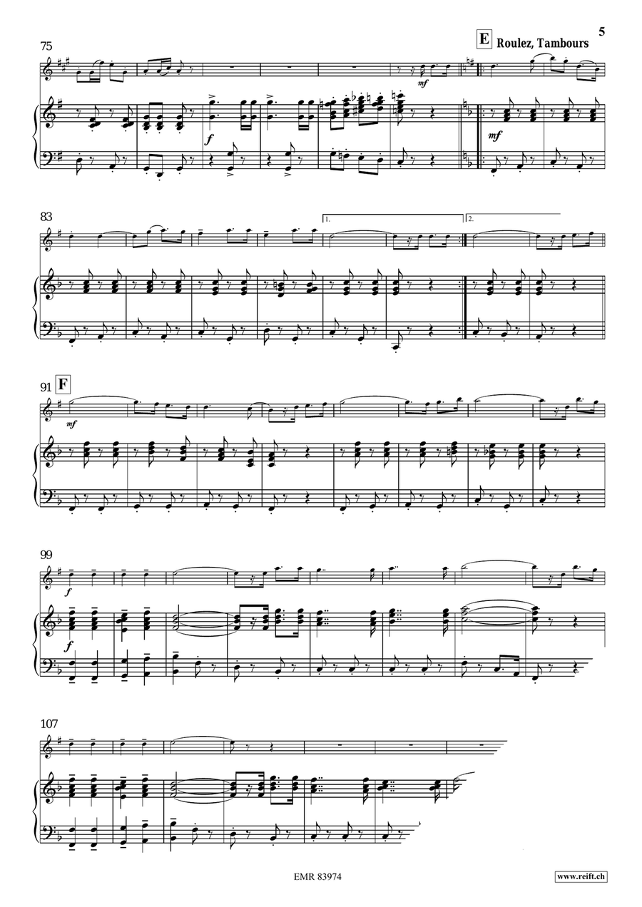 Marching Switzerland Marching Switzerland Soprano Saxophone scores gallery preview page 7