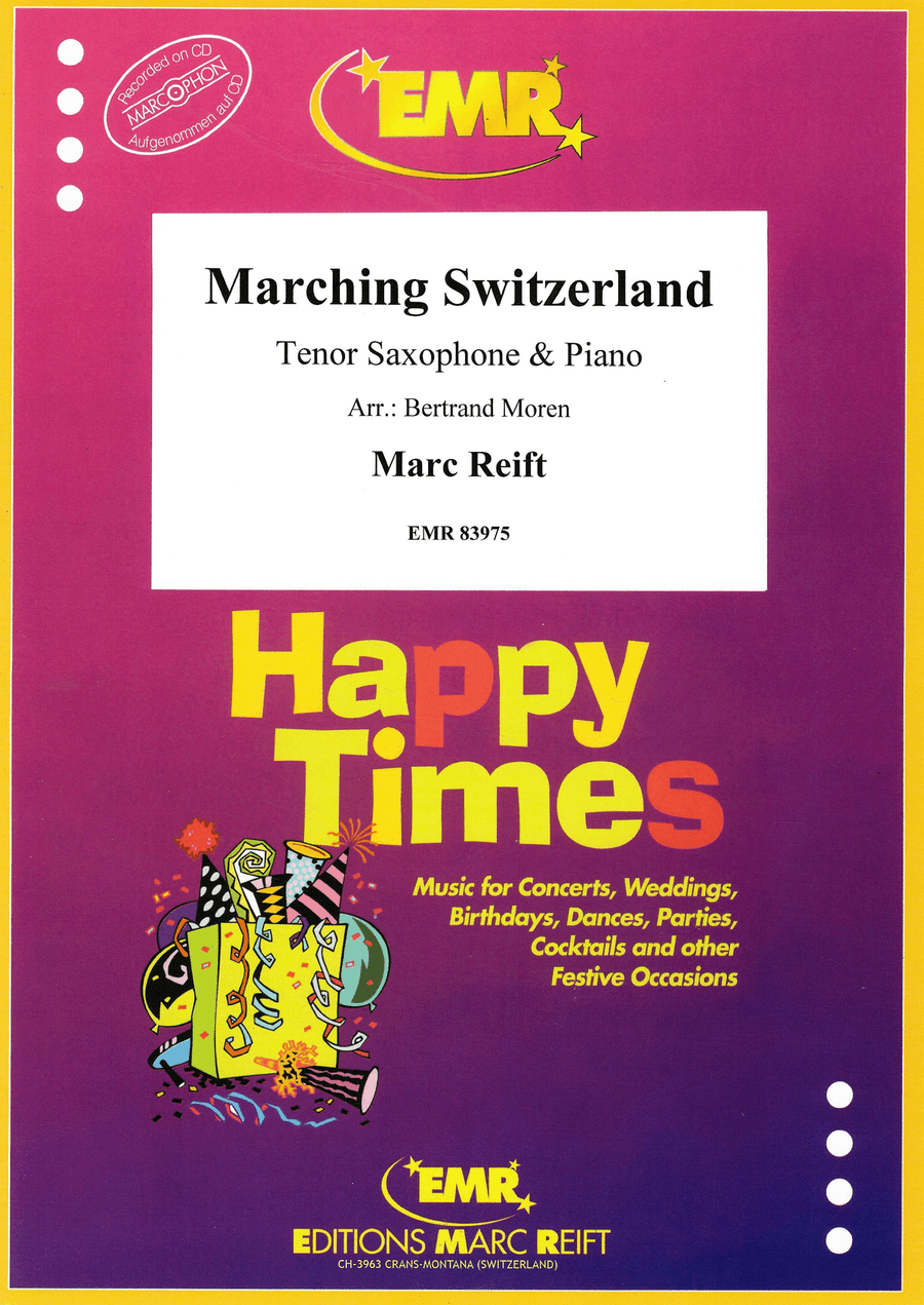 Marching Switzerland Marching Switzerland Tenor Saxophone scores gallery preview page 1