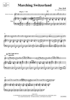 Marching Switzerland Baritone Saxophone scores gallery preview page 5