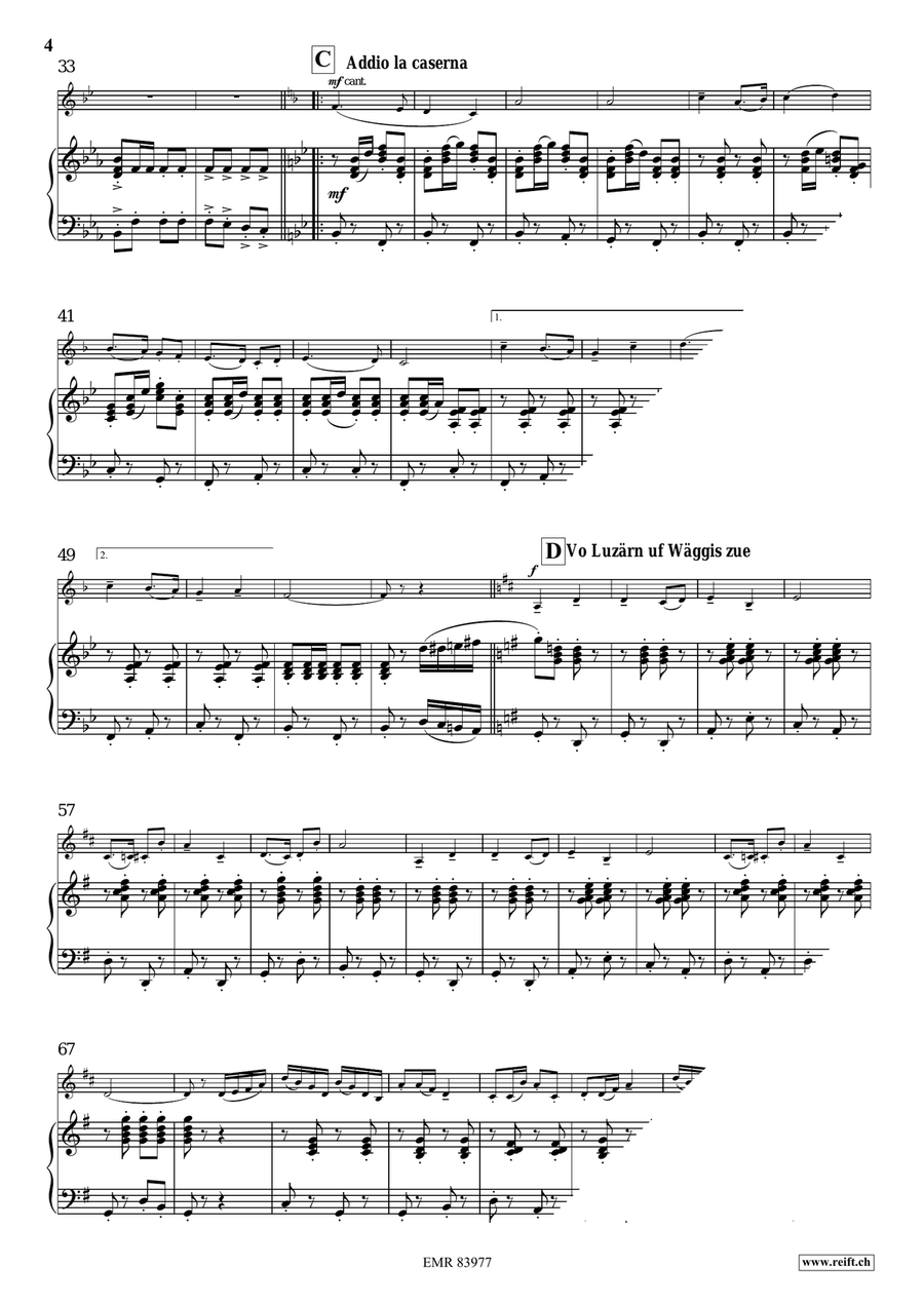 Marching Switzerland Marching Switzerland Horn scores gallery preview page 6