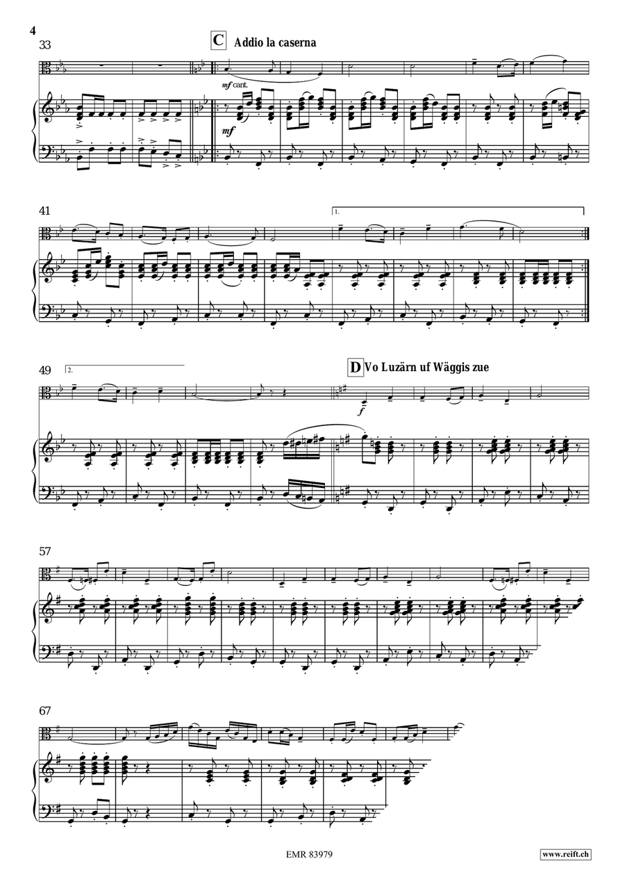 Marching Switzerland Marching Switzerland Piano Accompaniment scores gallery preview page 6