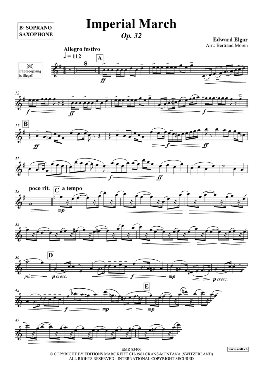 Imperial March Imperial March Soprano Saxophone scores gallery preview page 3