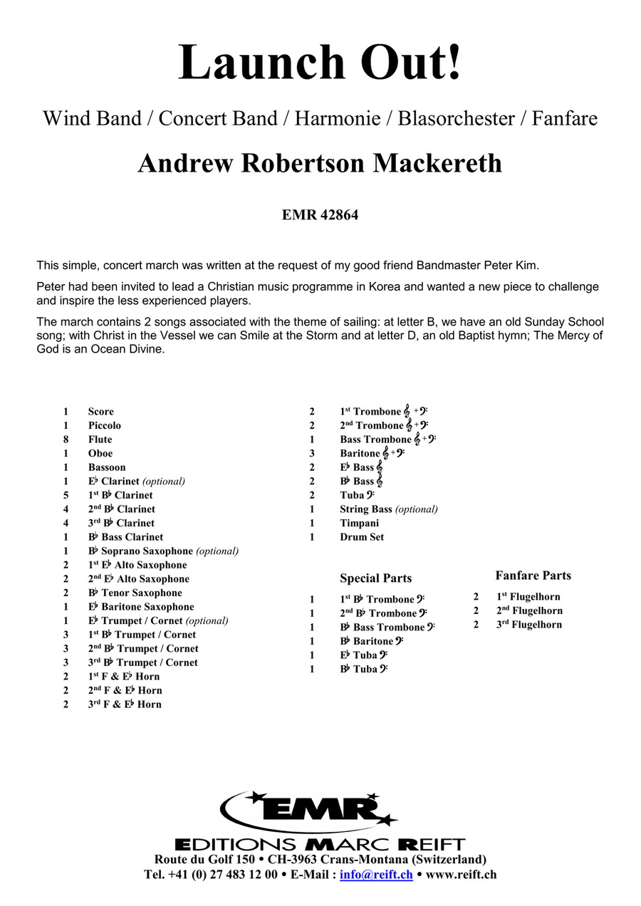 Launch Out! Launch Out! Concert Band scores gallery preview page 2