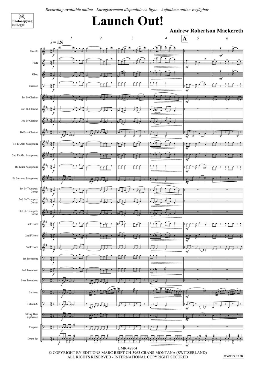 Launch Out! Launch Out! Concert Band scores gallery preview page 4