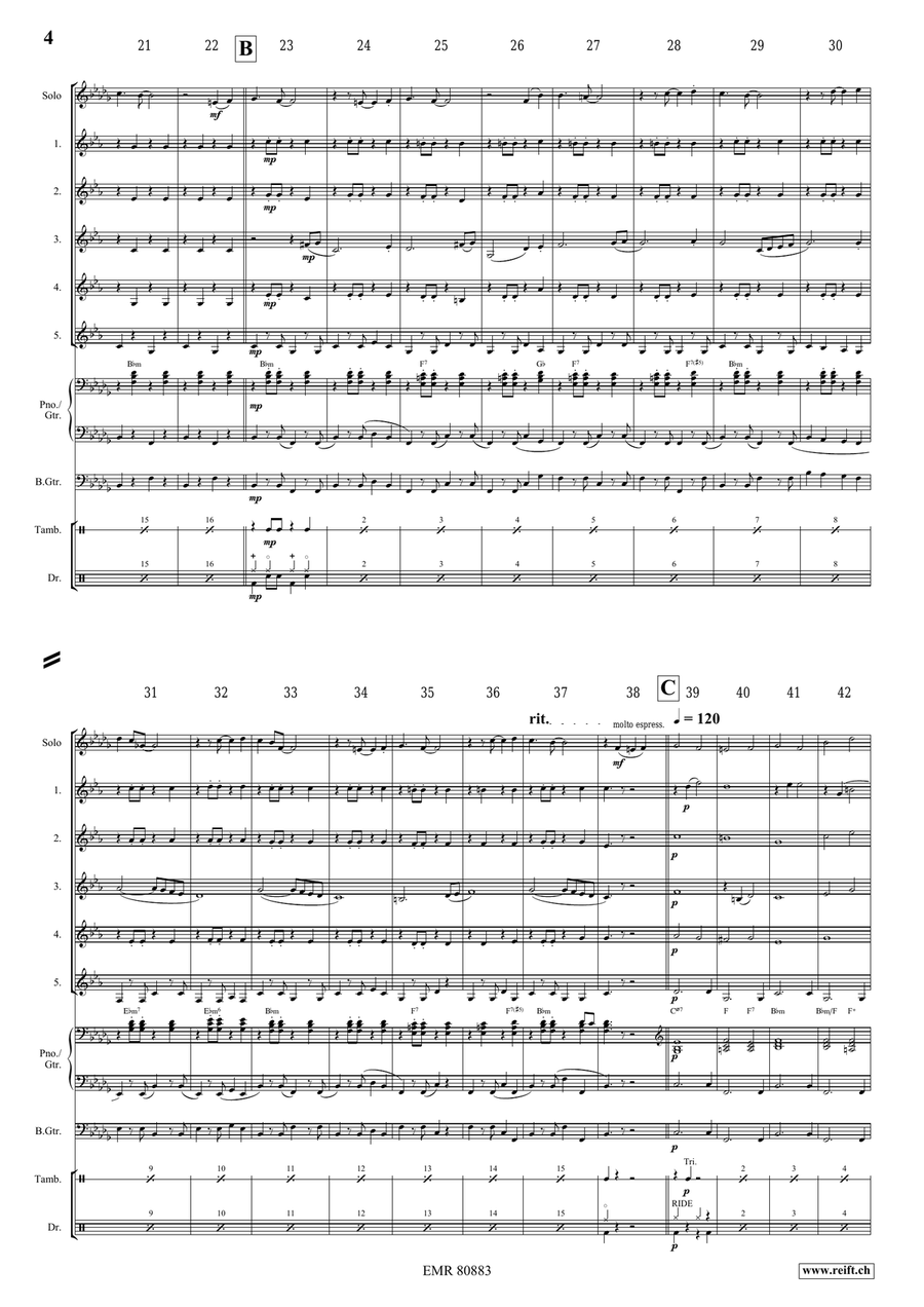 Dark Eyes Dark Eyes Bassoon scores gallery preview page 4