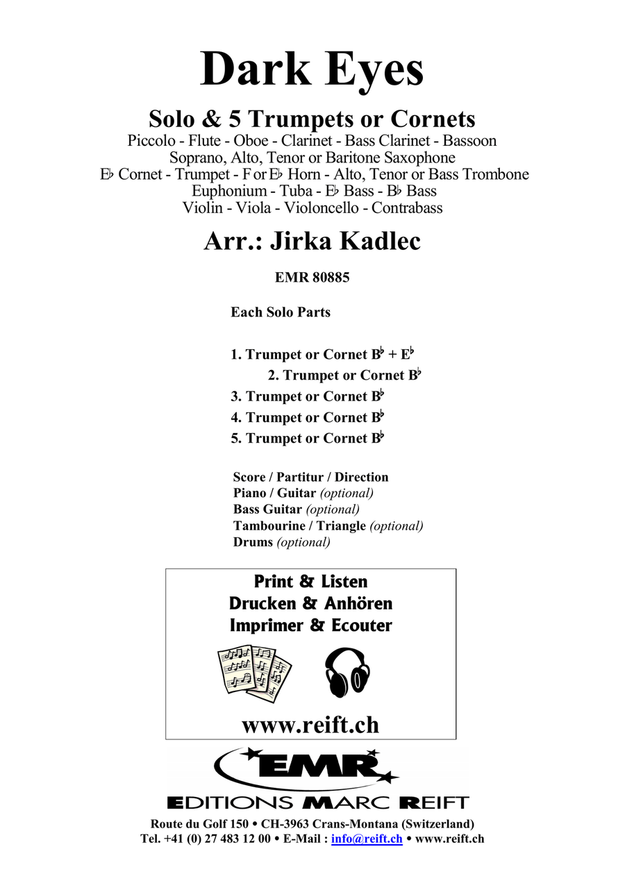 Dark Eyes Dark Eyes Bassoon scores gallery preview page 2