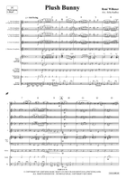 Plush Bunny Saxophone Quintet scores gallery preview page 4