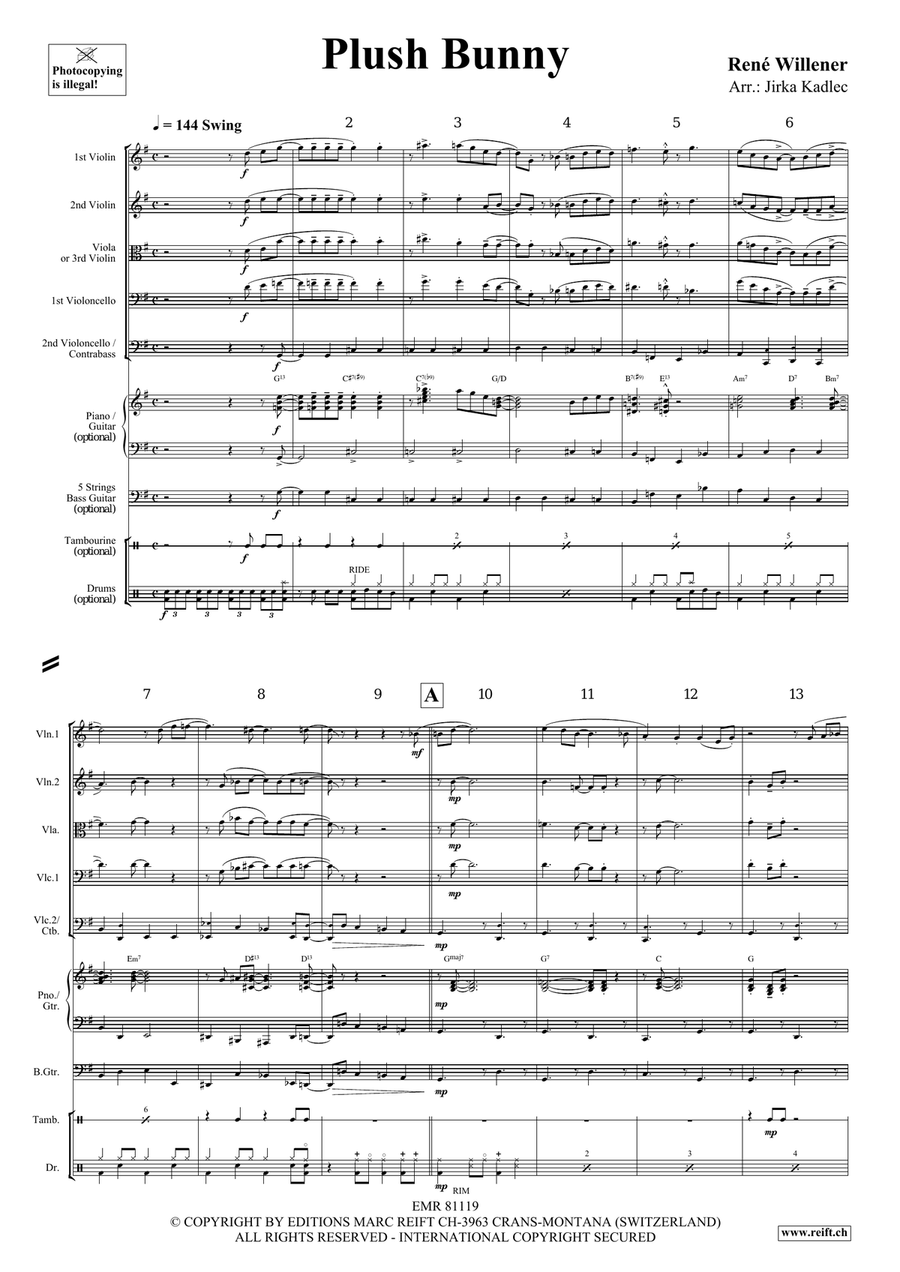 Plush Bunny Plush Bunny String Quintet scores gallery preview page 4