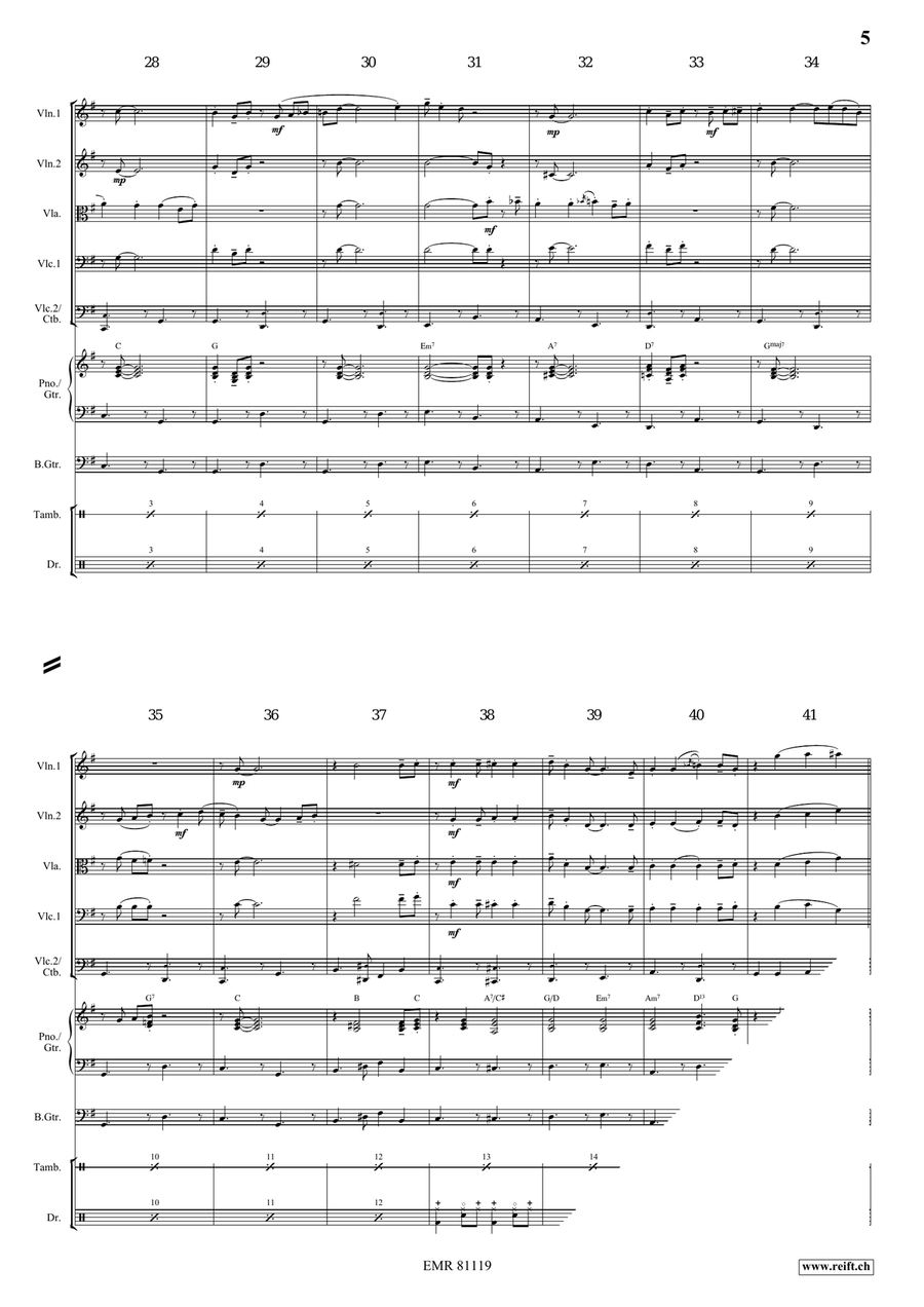 Plush Bunny Plush Bunny String Quintet scores gallery preview page 6