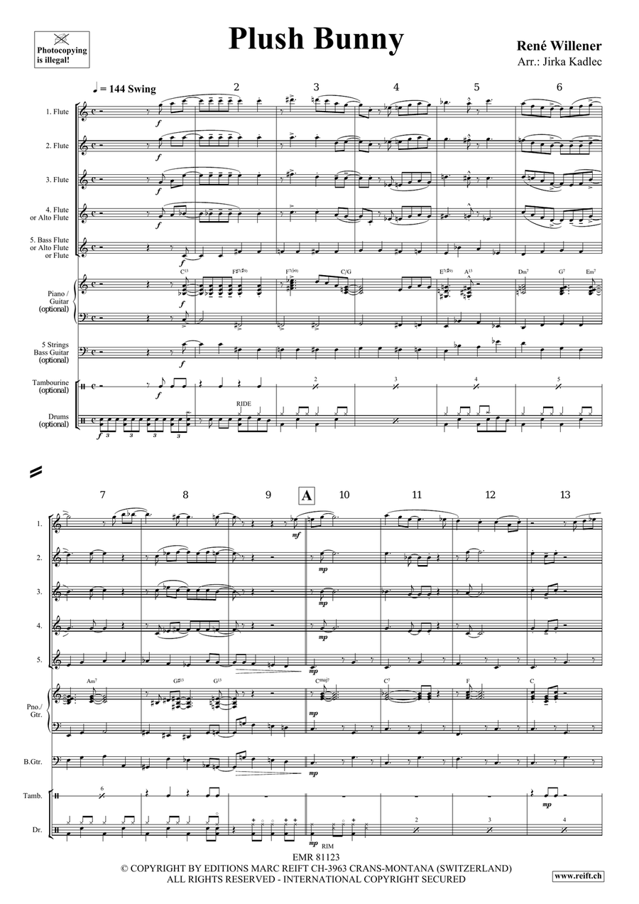 Plush Bunny Plush Bunny Flute scores gallery preview page 4