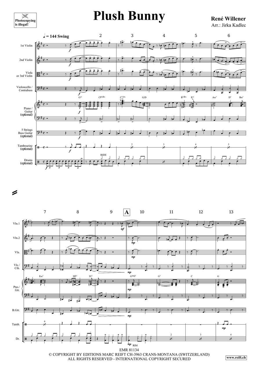Plush Bunny Plush Bunny String Quartet scores gallery preview page 4