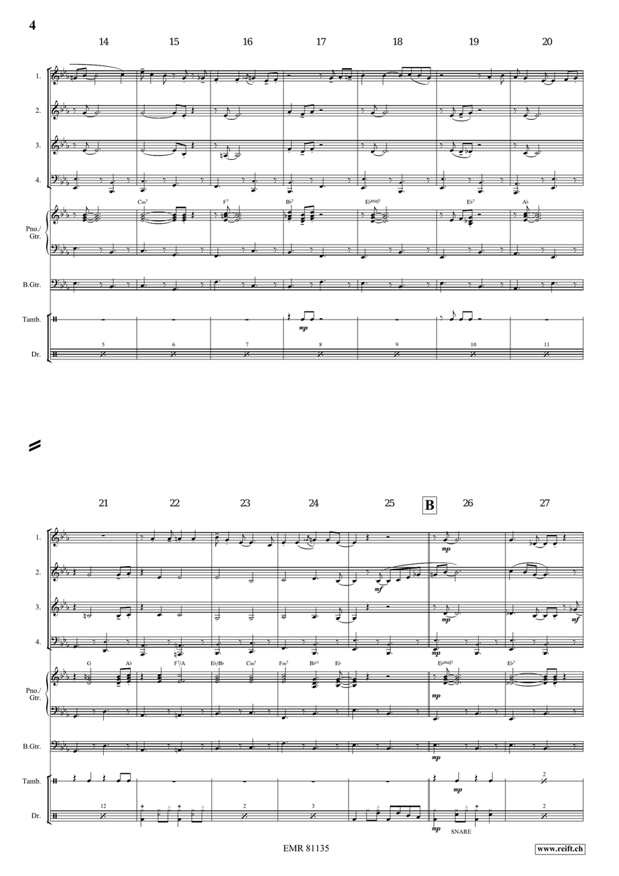 Plush Bunny Plush Bunny Brass Quartet scores gallery preview page 5