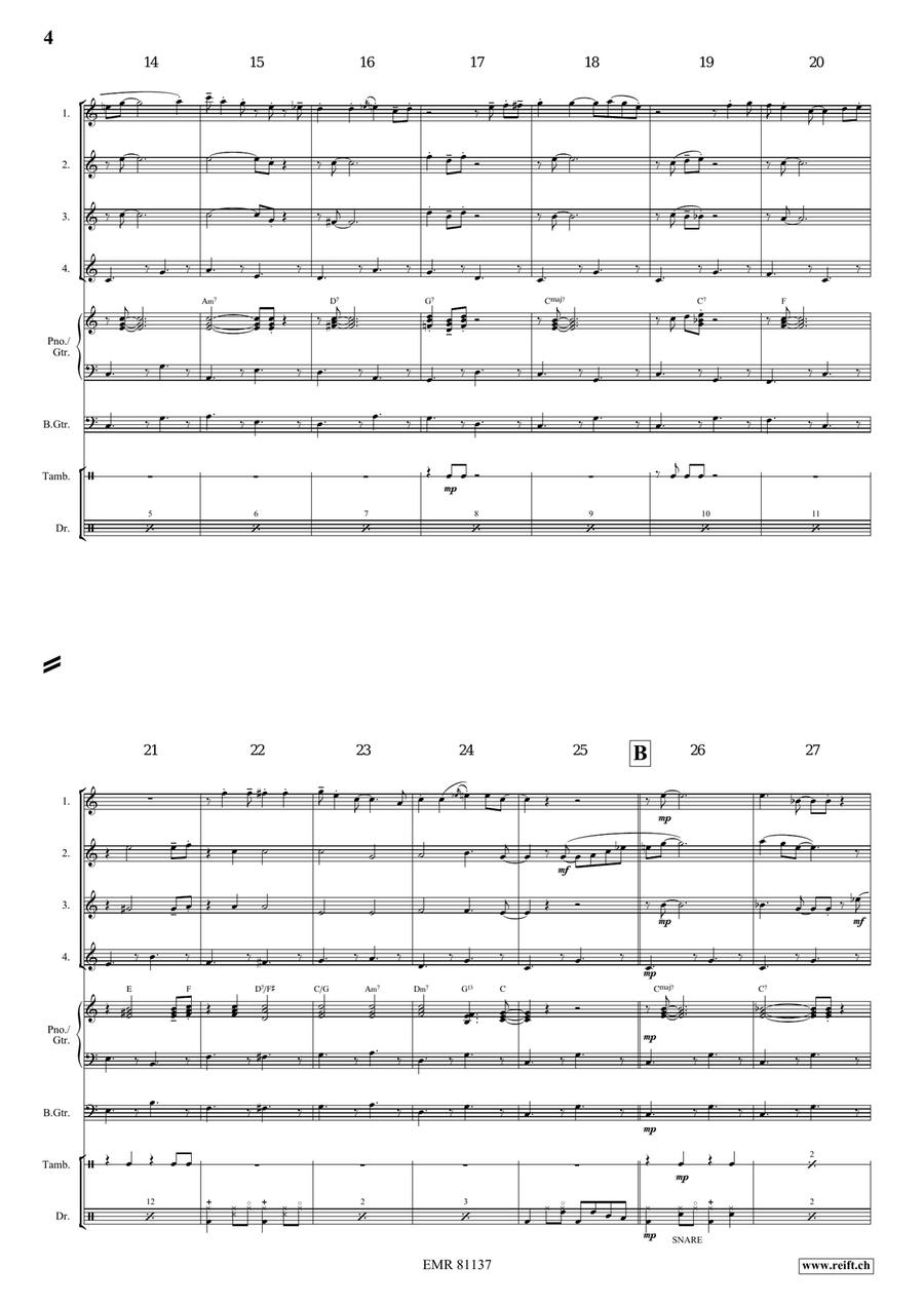 Plush Bunny Plush Bunny Flute Quartet scores gallery preview page 5