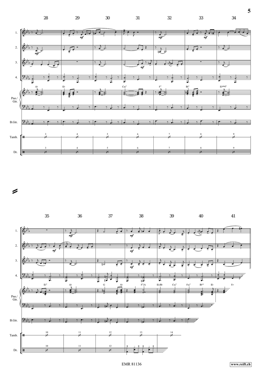 Plush Bunny Plush Bunny Woodwind Quartet scores gallery preview page 6