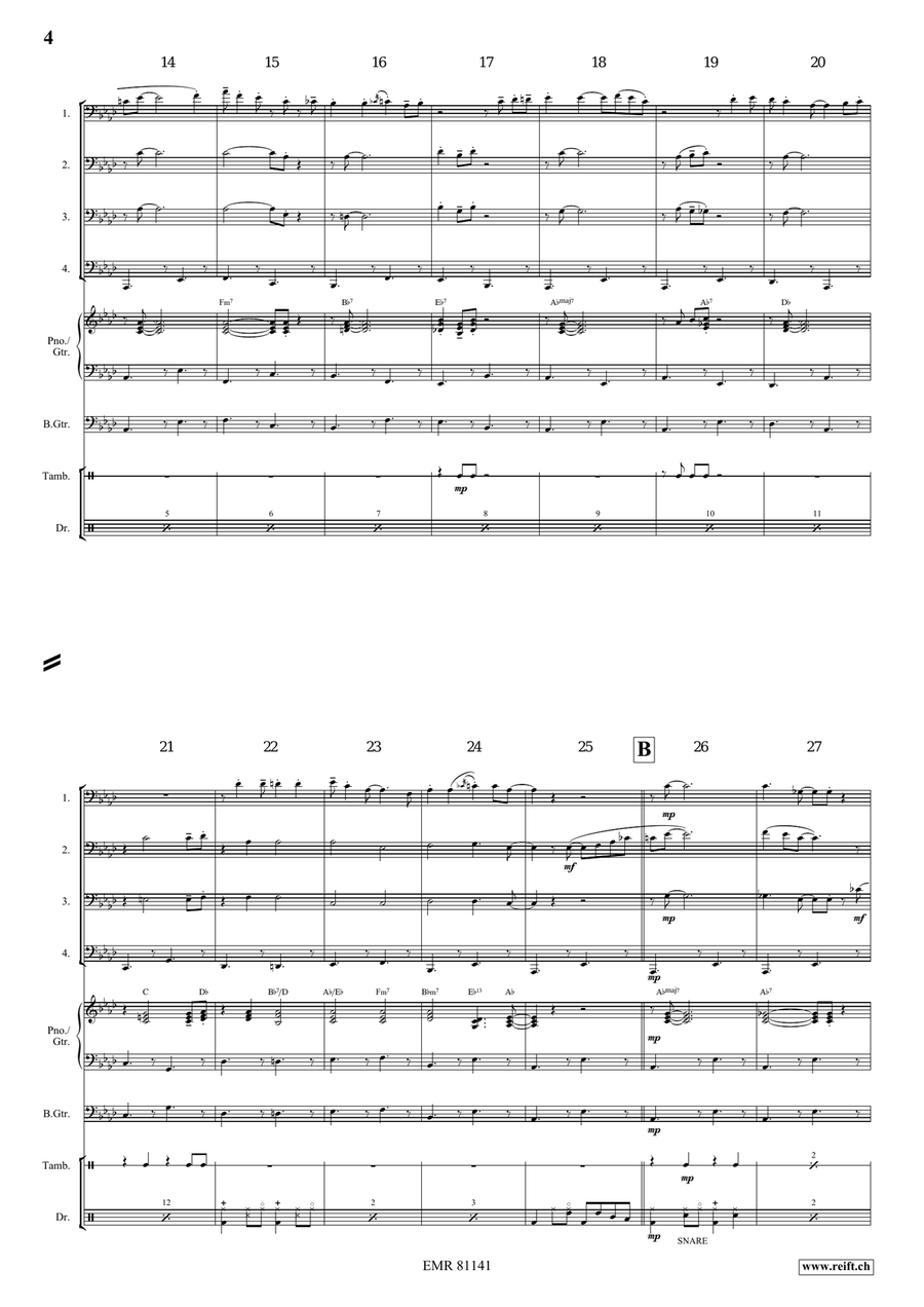 Plush Bunny Plush Bunny Tuba Quartet scores gallery preview page 5