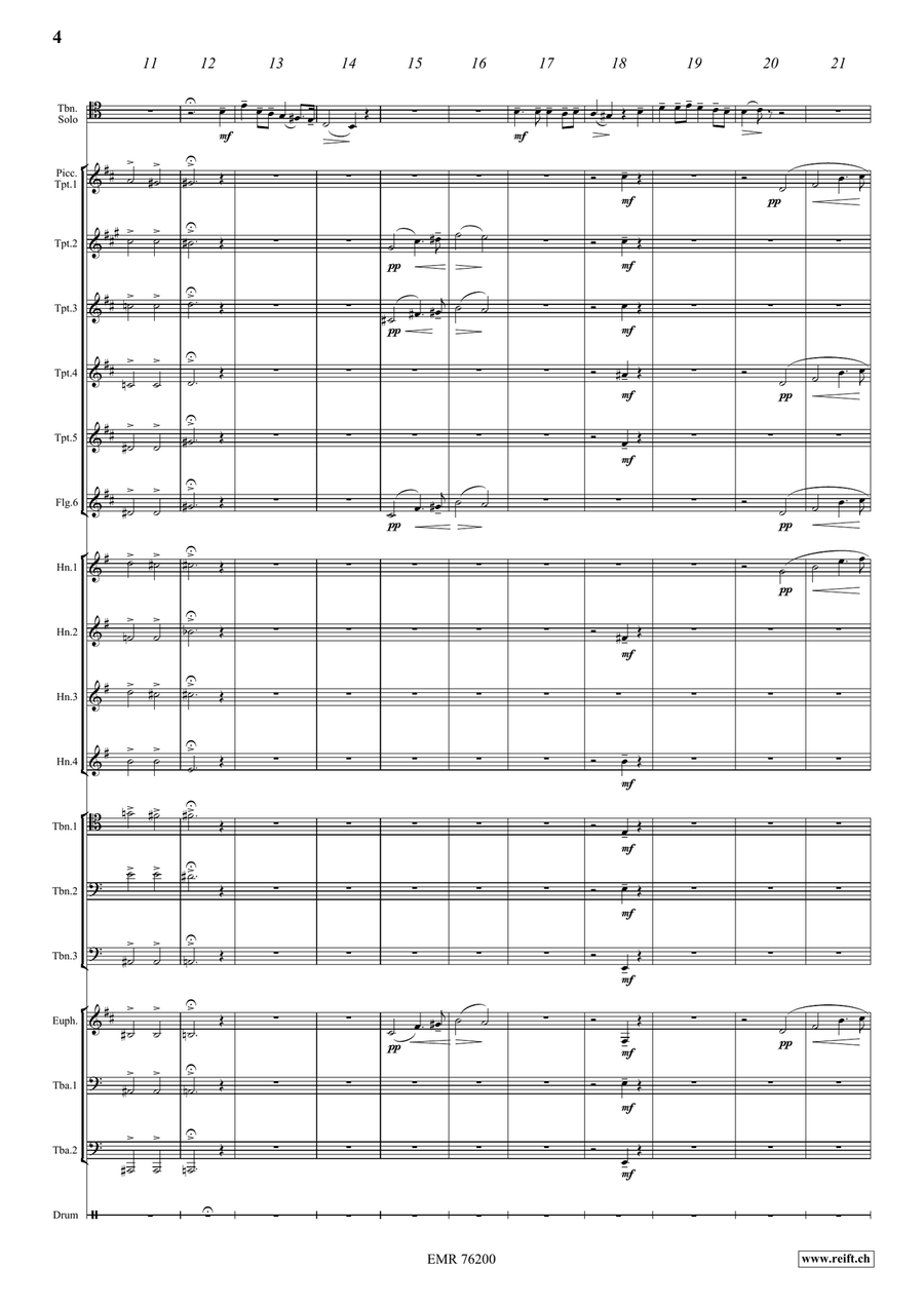 Oraison Funèbre Oraison Funèbre Percussion scores gallery preview page 4