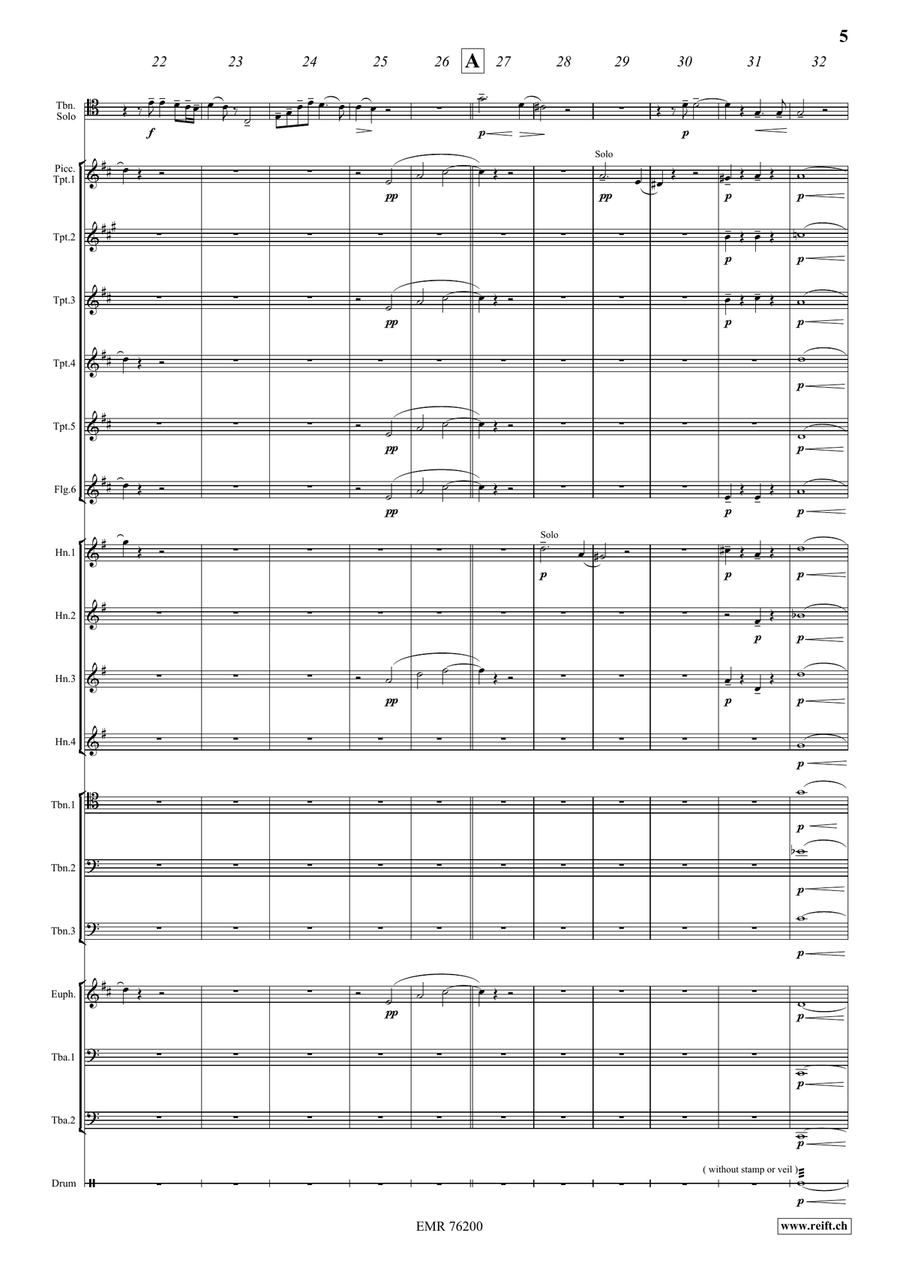 Oraison Funèbre Oraison Funèbre Percussion scores gallery preview page 5