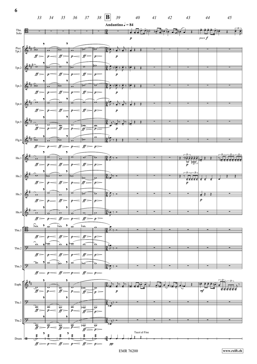 Oraison Funèbre Oraison Funèbre Percussion scores gallery preview page 6