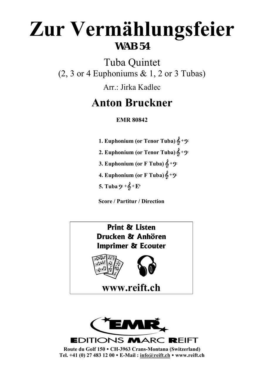 Zur Vermählungsfeier Zur Vermählungsfeier Tuba scores gallery preview page 2
