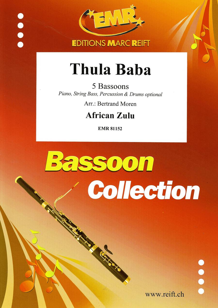 Thula Baba Thula Baba Bassoon scores gallery preview page 1