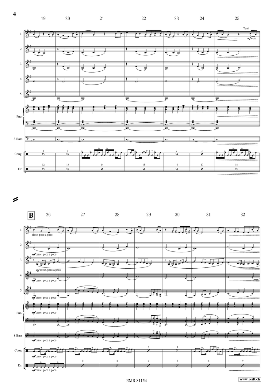 Thula Baba Thula Baba Horn scores gallery preview page 4