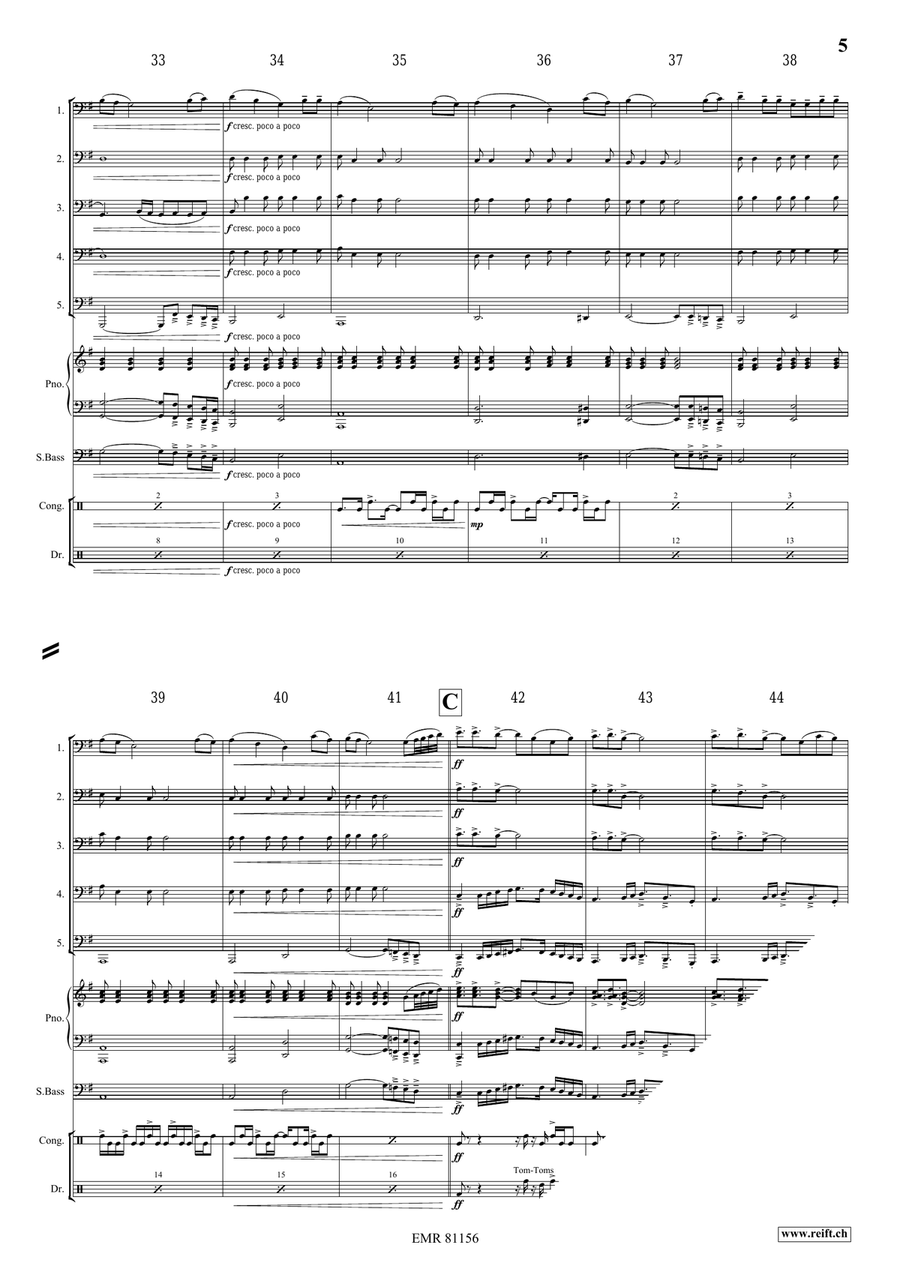 Thula Baba Thula Baba Tuba scores gallery preview page 5