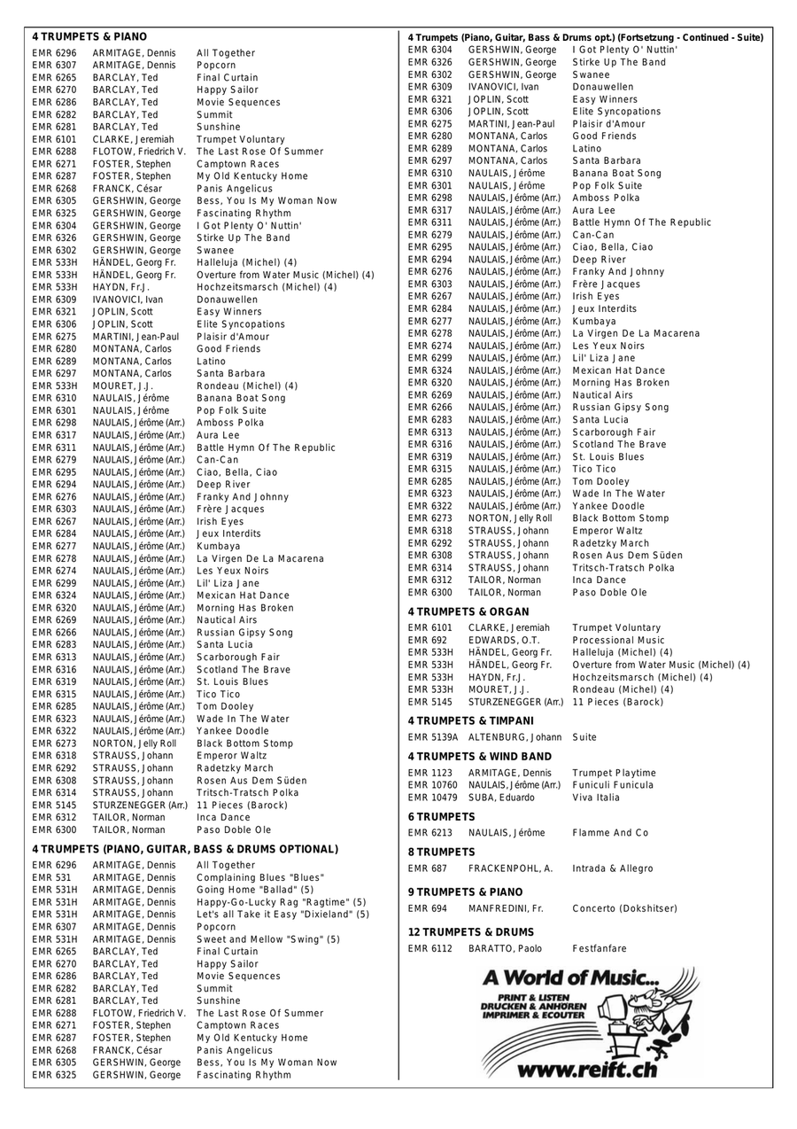 Thula Baba Thula Baba Cornet scores gallery preview page 6