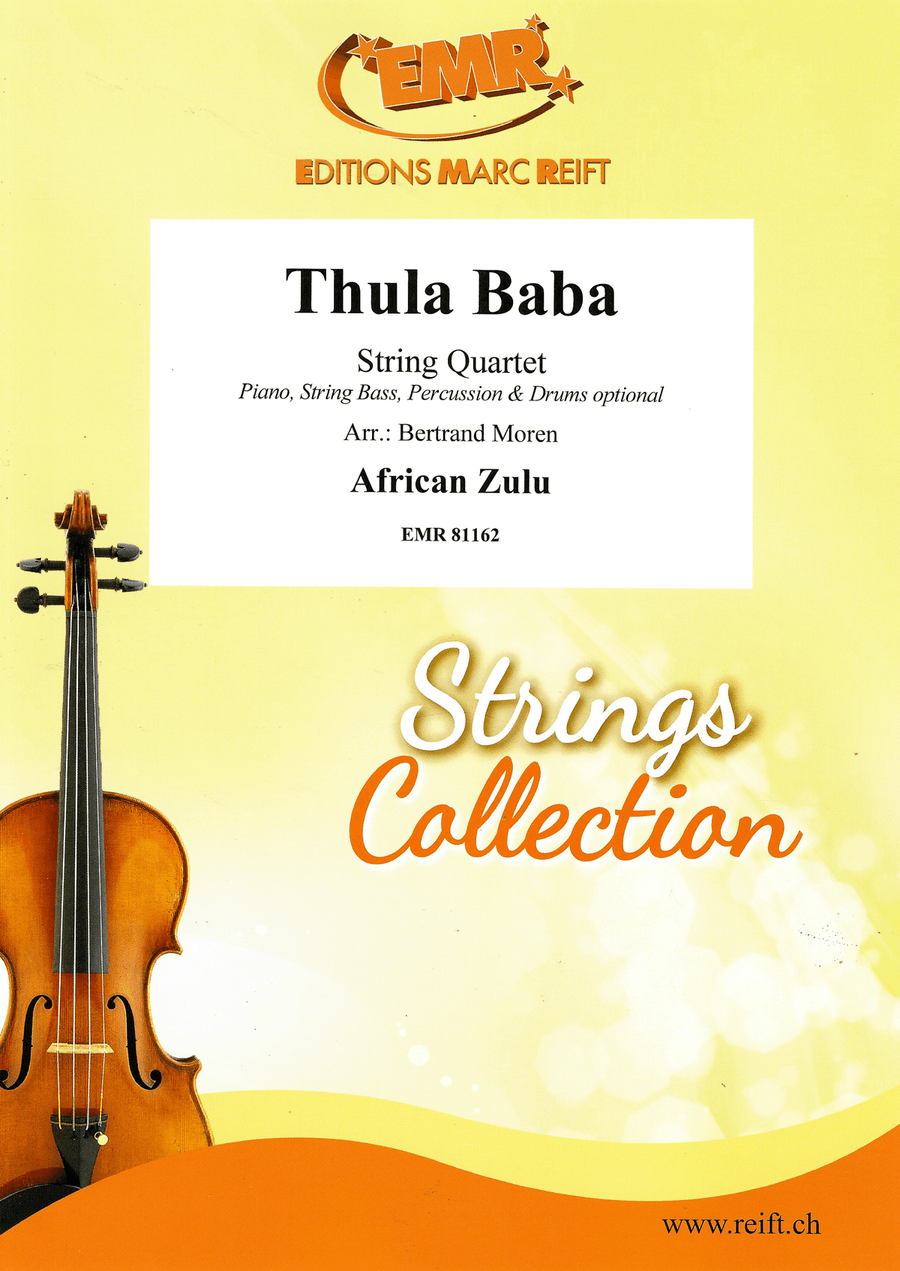 Thula Baba Thula Baba String Quartet scores gallery preview page 1